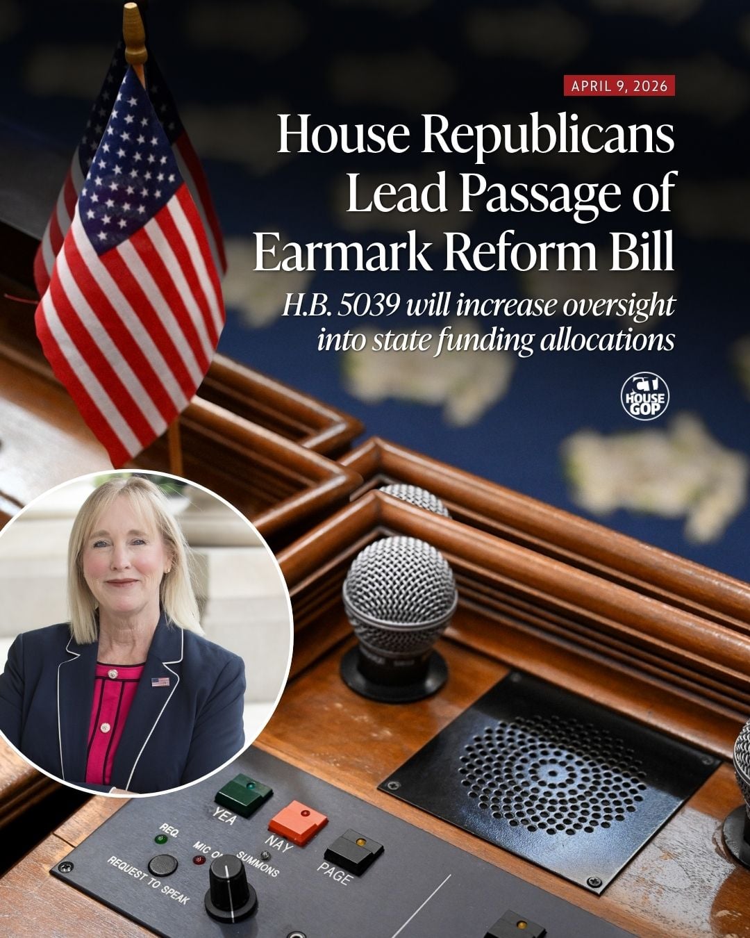 Rep. Hall and House Republicans Drive Earmark Reforms